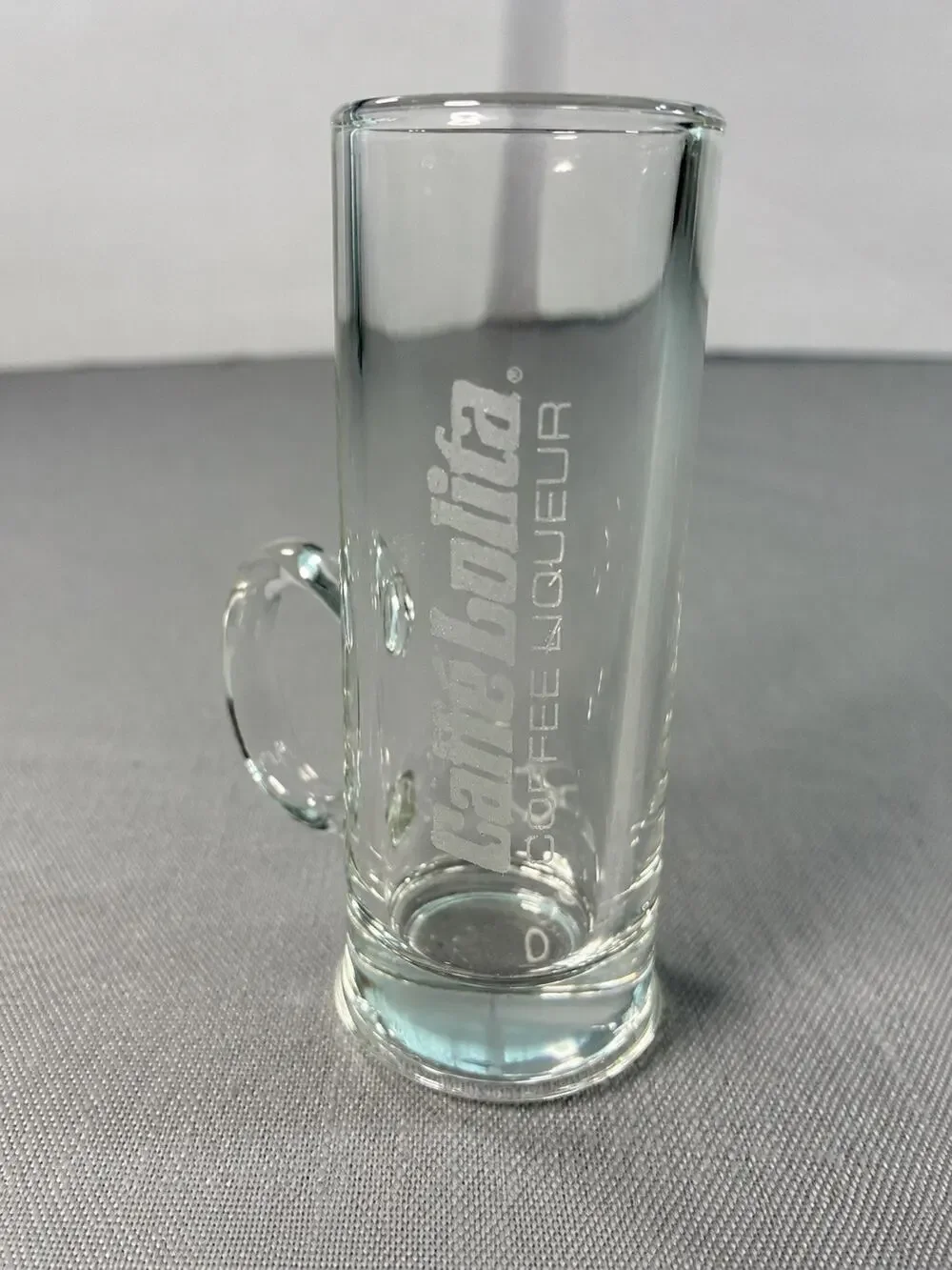 Vintage Caffe Lolita Coffee Liqueur Shot Glass France Clear Cordial Espresso Cup